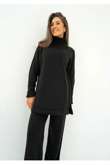 Oudhy - Long black polo...