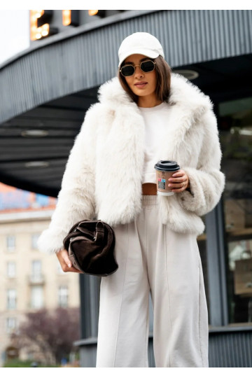 Sene - Beige faux fur