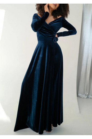Rosey Velvet - Navy blue... 2