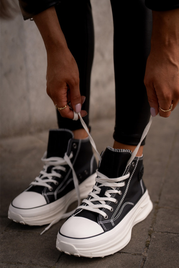 Warm Women's Platform Sneakers Eco Leather Big Star OO274068 Pink