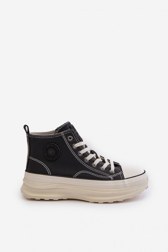 Warm Women's Platform Sneakers Eco Leather Big Star OO274068 Pink