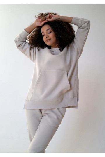 Simply - Beige hoodie