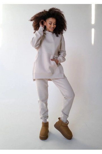Simply - Beige sweatpants 2