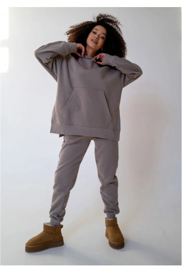 Simply - Taupe hoodie