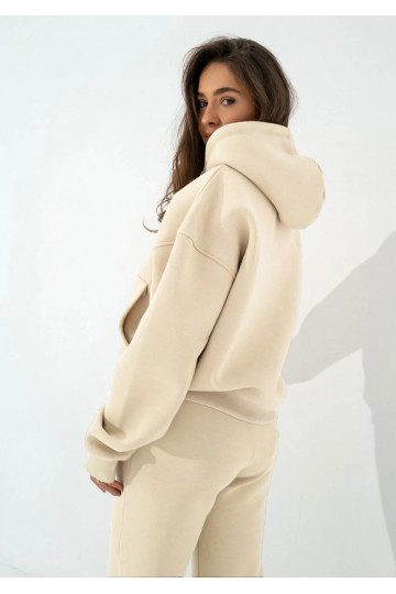 Glee - Creamy zipped hoodie 2