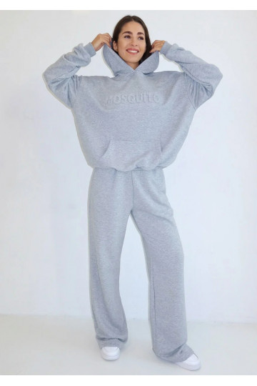 Verve - Melange grey hoodie