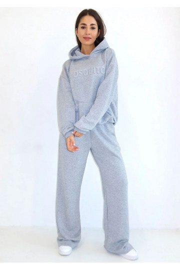 Verve - Melange grey hoodie 2