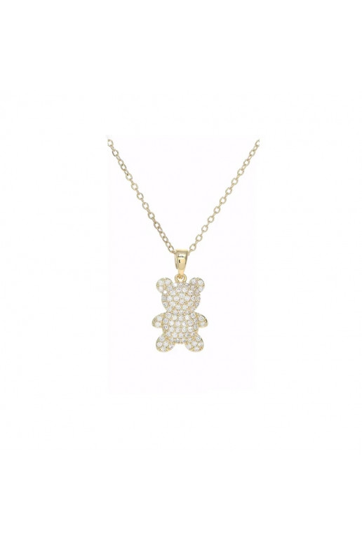 Stainless steel necklace   Bear