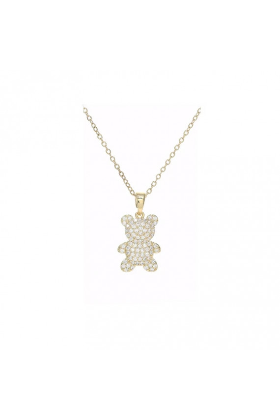 Stainless steel necklace   Bear