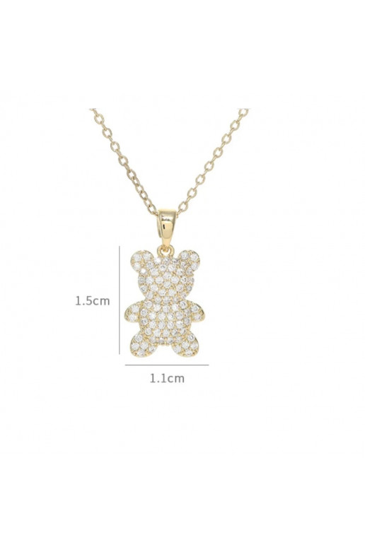 Stainless steel necklace   Bear