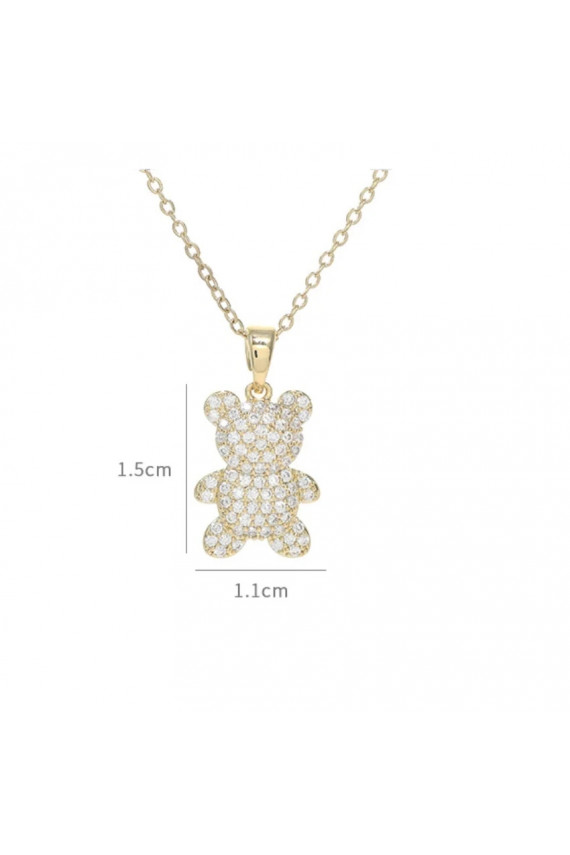 Stainless steel necklace   Bear