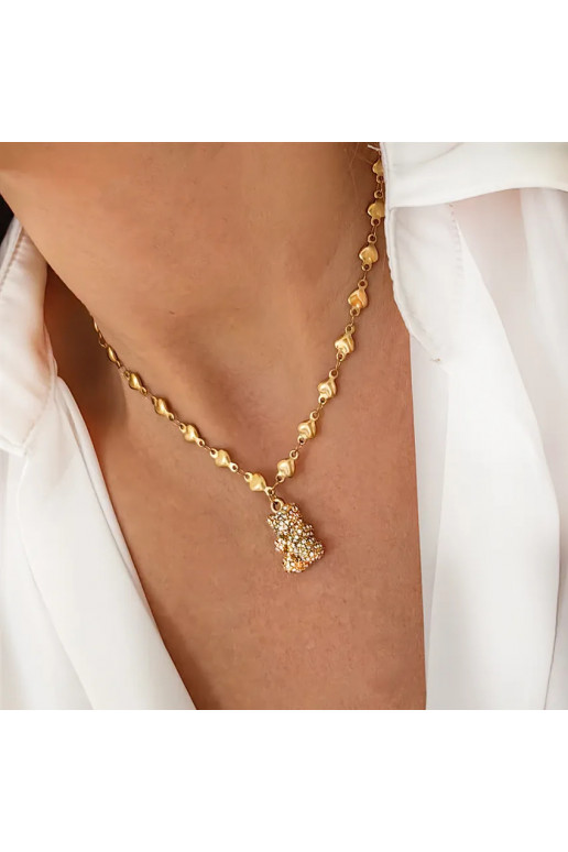Necklace from stainless steel