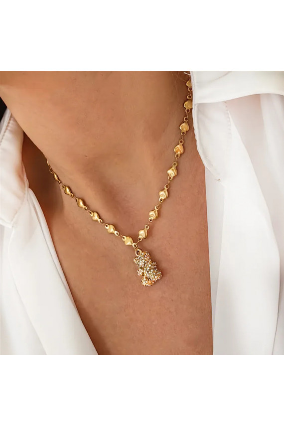 Necklace from stainless steel