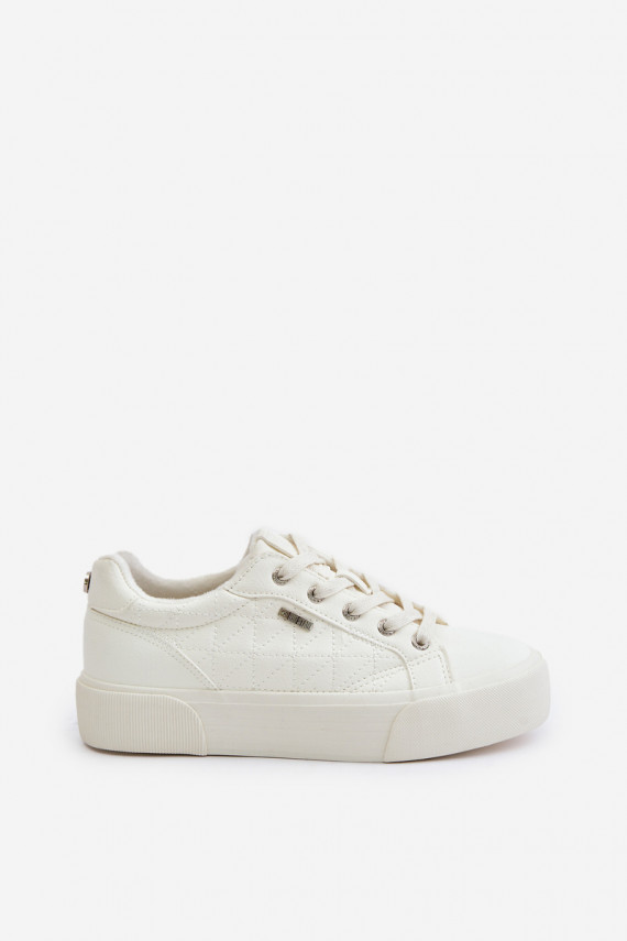copy of Leisure shoes with platform warmed Big Star OO274A464 white color