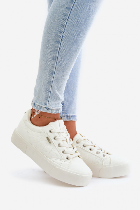copy of Leisure shoes with platform warmed Big Star OO274A464 white color