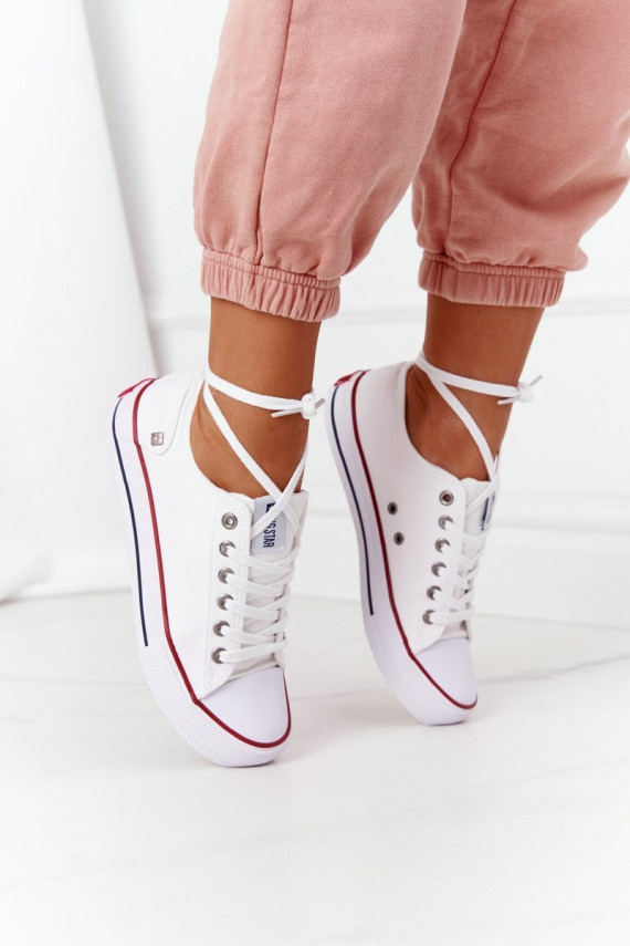 Women's Classic Low Sneakers Big Star DD274336 White
