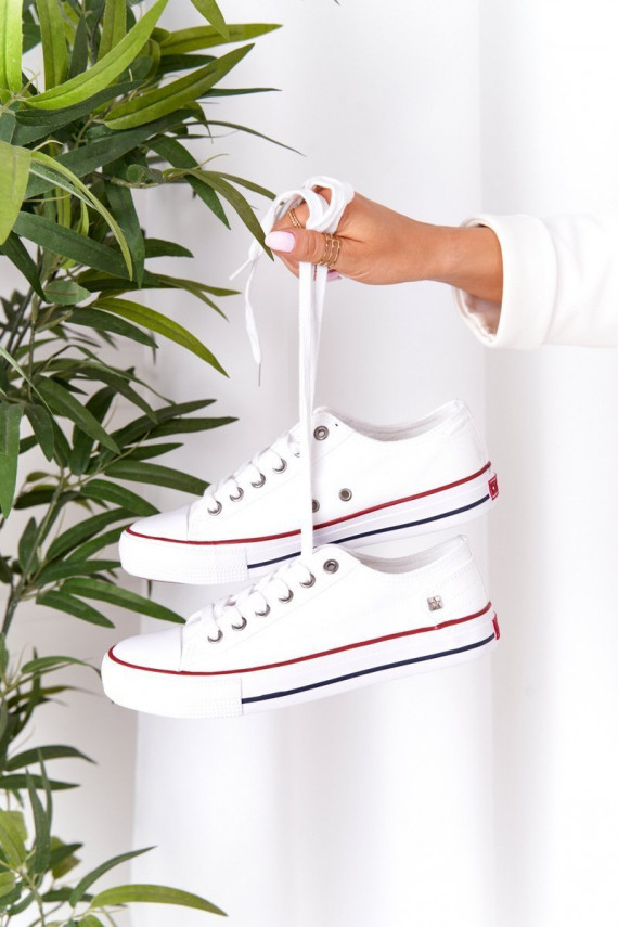 Women's Classic Low Sneakers Big Star DD274336 White