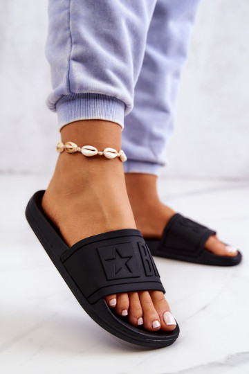 Big Star Women's Flip Flops Black DD274A271 2
