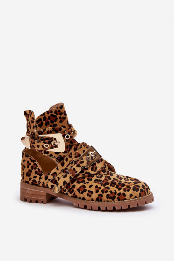 Lu Boo Suede Boots With Cutouts Panther Rock Girl 2