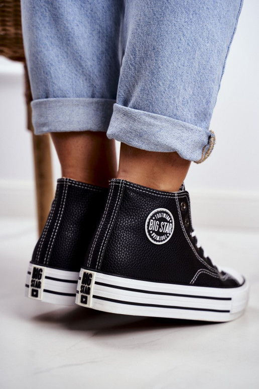 Women's Sneakers Big Star Black GG274012