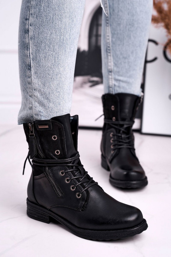 Women's Boots Black Perfecto
