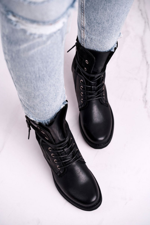 Women's Boots Black Perfecto