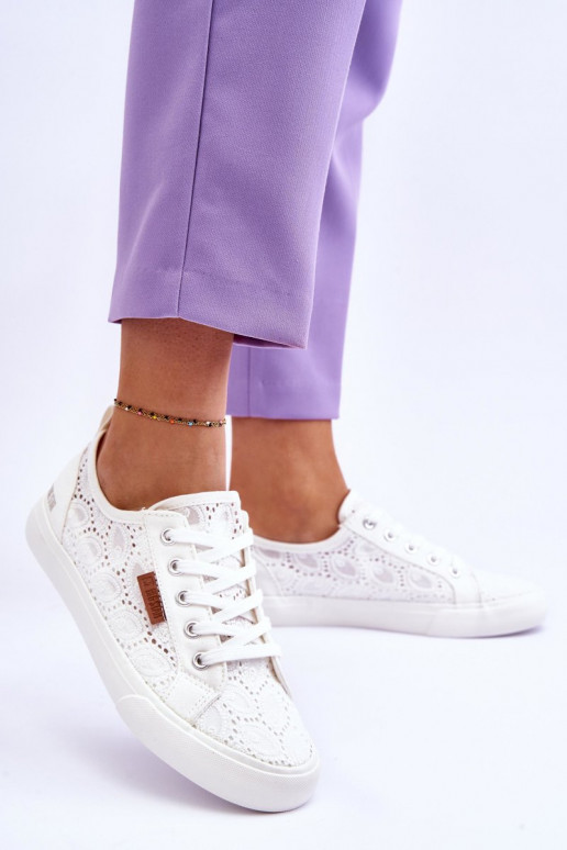 Women's Lace Sneakers BIG STAR W274925 White