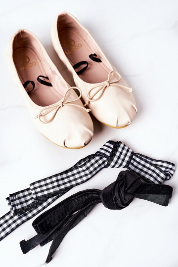 Lace-up Ballerinas Lu Boo Nude 2