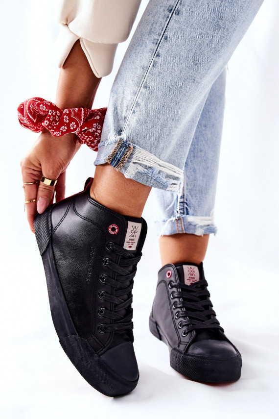 Women's High Sneakers Cross Jeans II2R4032C Black