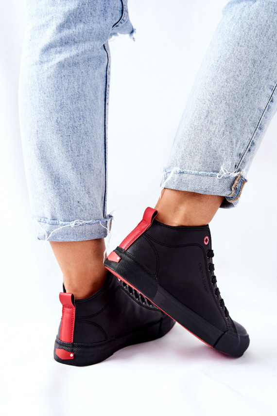 Women's High Sneakers Cross Jeans II2R4032C Black