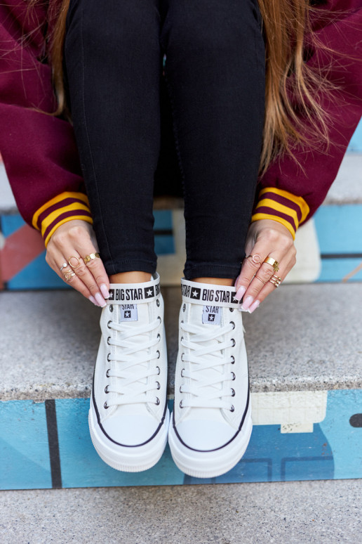 High Heeled Sneakers Big Star GG274027 White