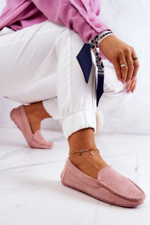Women s Loafers Suede Pink Morreno