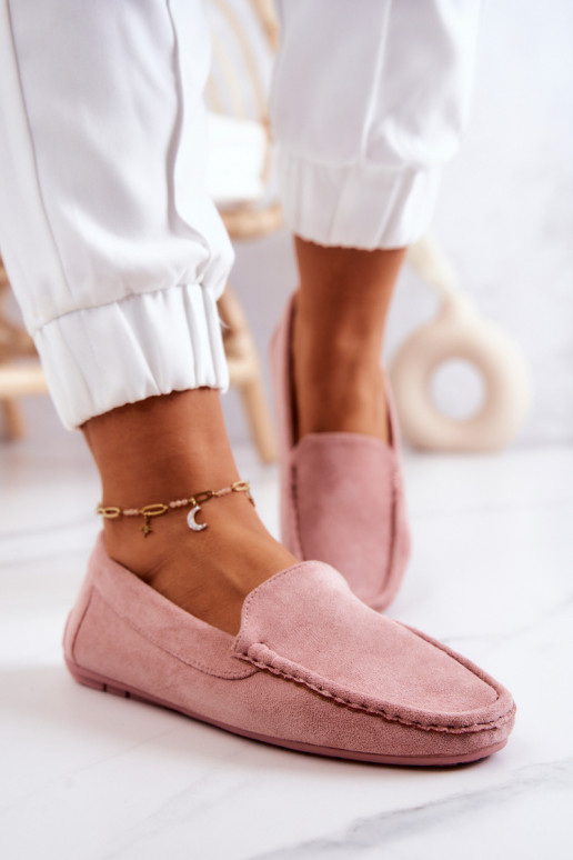 Women s Loafers Suede Pink Morreno