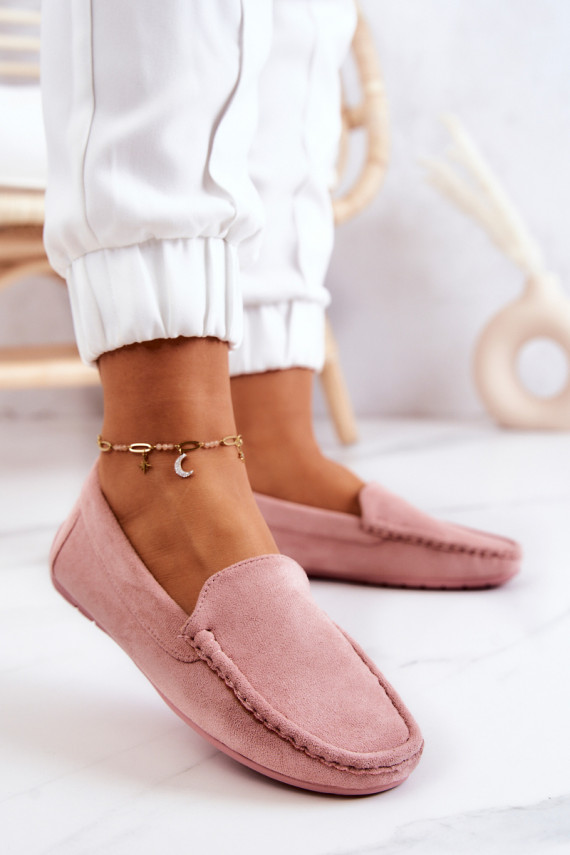 Women s Loafers Suede Pink Morreno