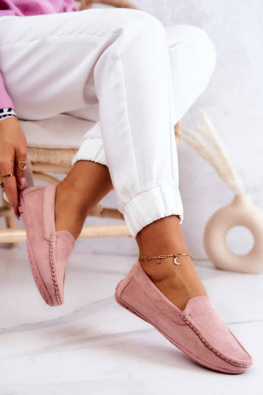 Women s Loafers Suede Pink Morreno