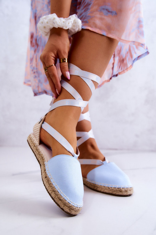 Women's Tied Espadrilles Big Star JJ274863 Blue