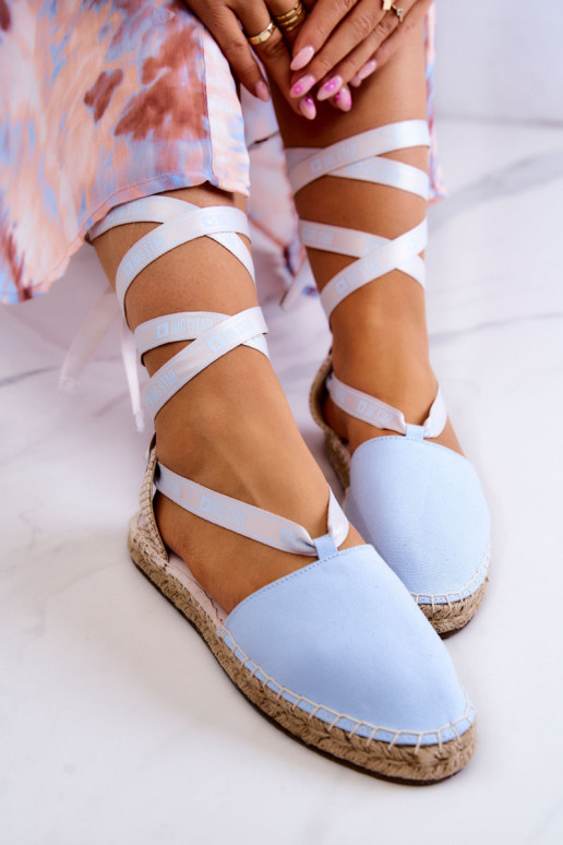Women's Tied Espadrilles Big Star JJ274863 Blue