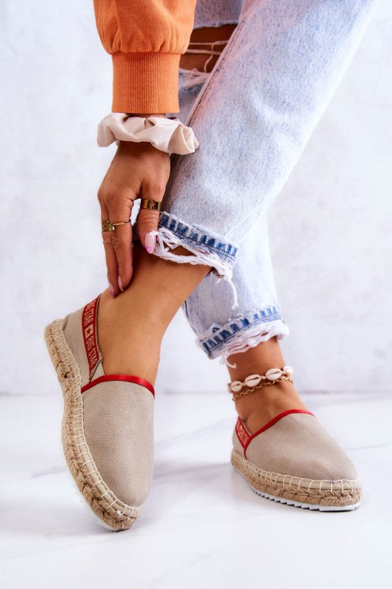 Slip-on espadrilles Big Star JJ274879 Beige