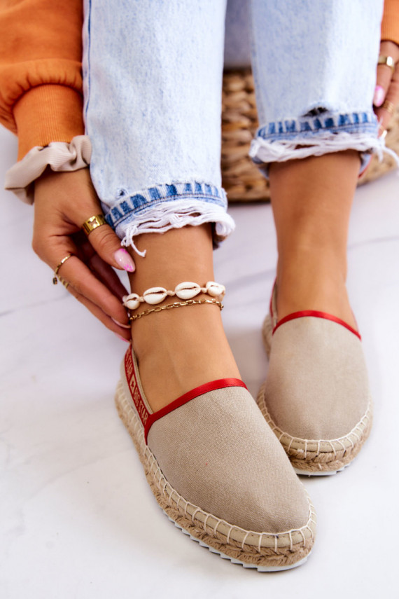 Slip-on espadrilles Big Star JJ274879 Beige