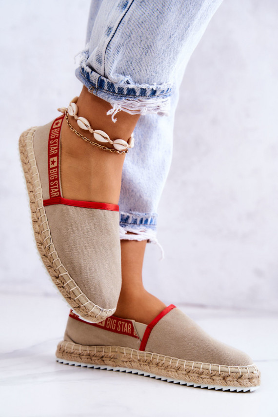 Slip-on espadrilles Big Star JJ274879 Beige