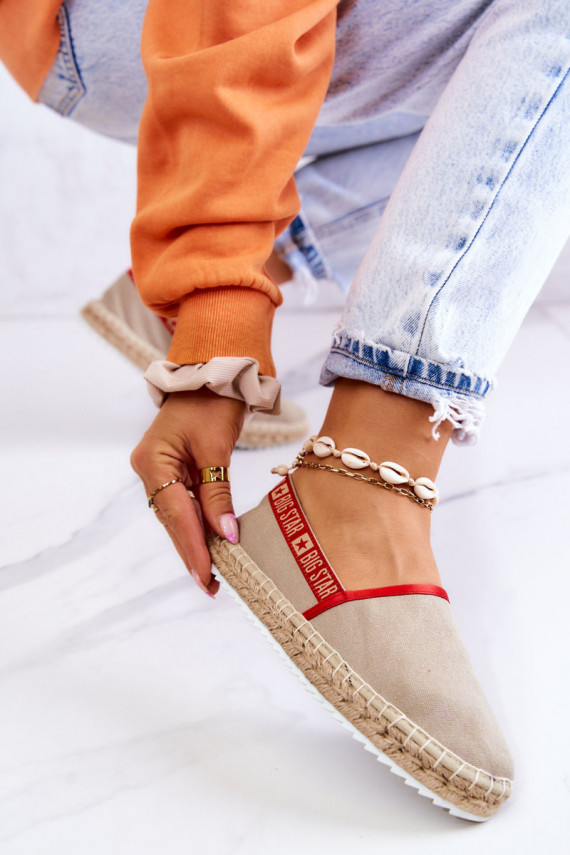 Slip-on espadrilles Big Star JJ274879 Beige