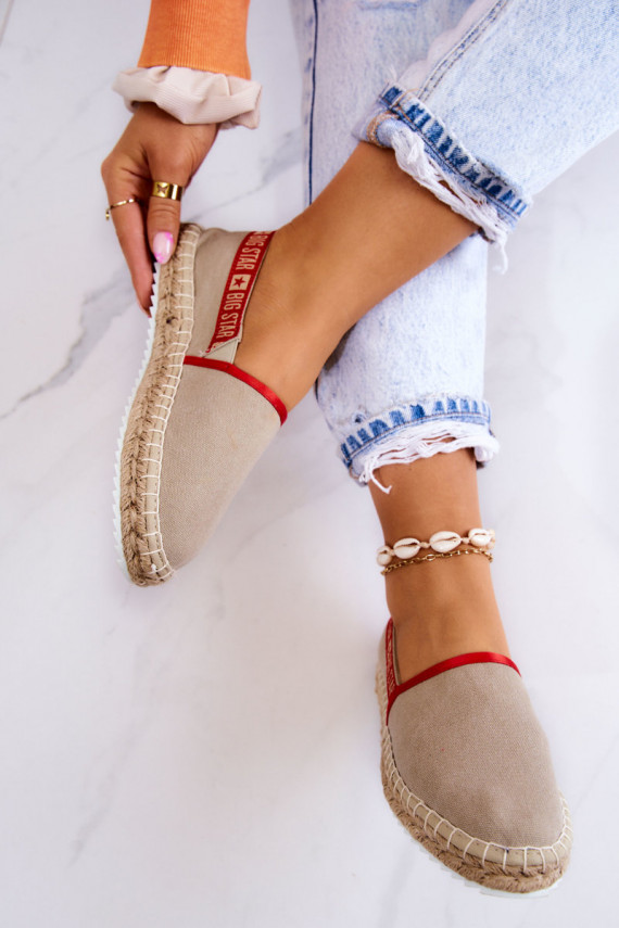 Slip-on espadrilles Big Star JJ274879 Beige