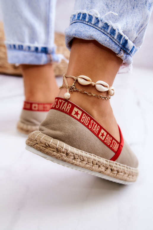 Slip-on espadrilles Big Star JJ274879 Beige