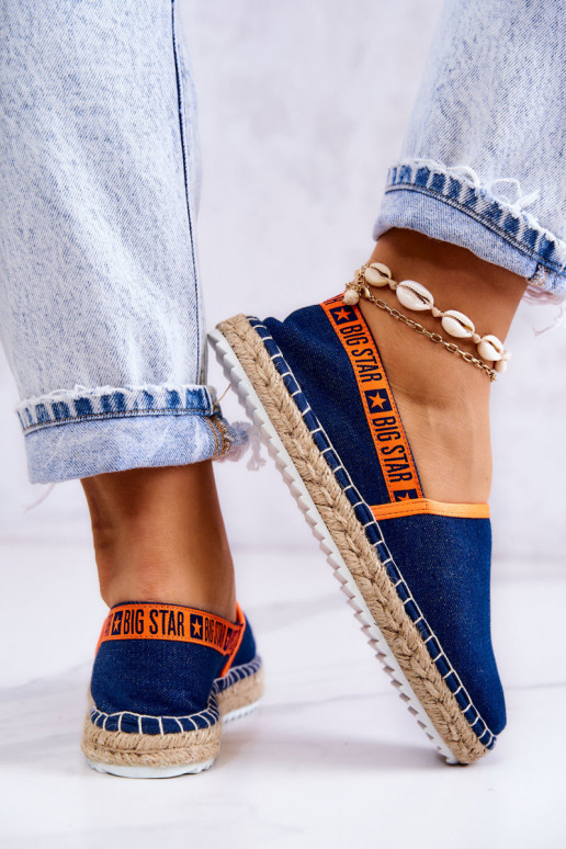 Slip-on espadrilles Big Star JJ274877 Navy blue