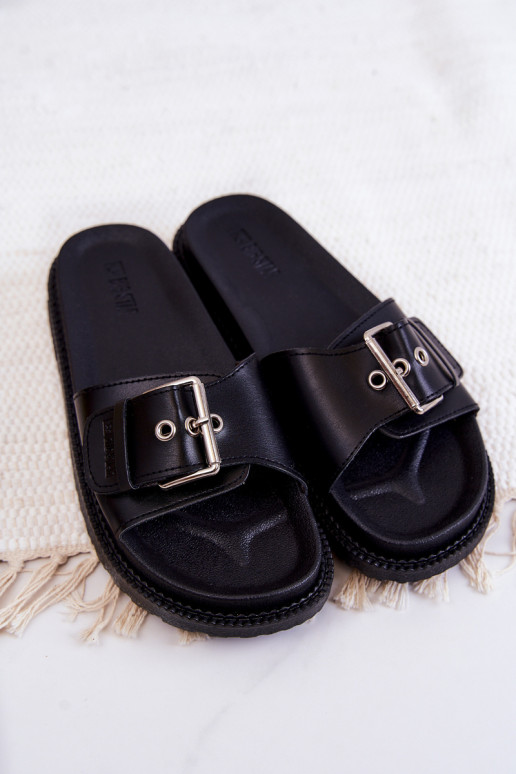 Classic Slippers Women's Big Star JJ274A307 Black