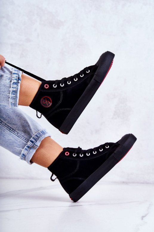 Women's High Sneakers Cross Jeans JJ2R4055C Black