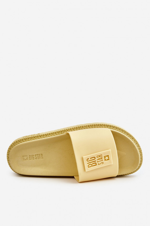 Women's Slippers Big Star LL274427 Yellow