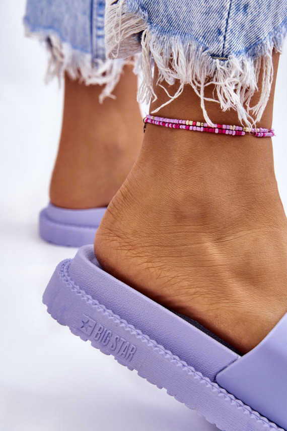 Women's Slippers Big Star LL274431 Light purple