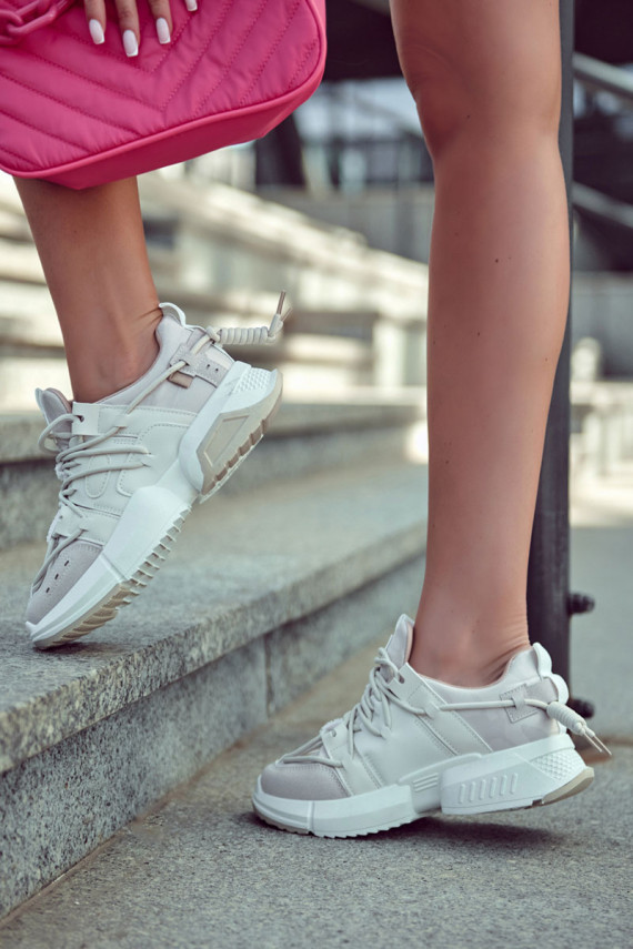 Women's Sneakers Sport Shoes Beige Someday