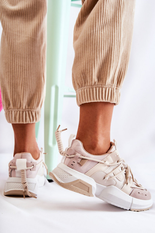 Women's Sneakers Sport Shoes Beige Someday